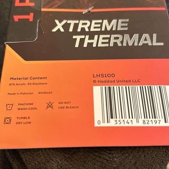 Tru/fit xtreme thermal heated crew socks 1 pair shoe size 5-10 brown nwt mens. - Picture 3 of 11